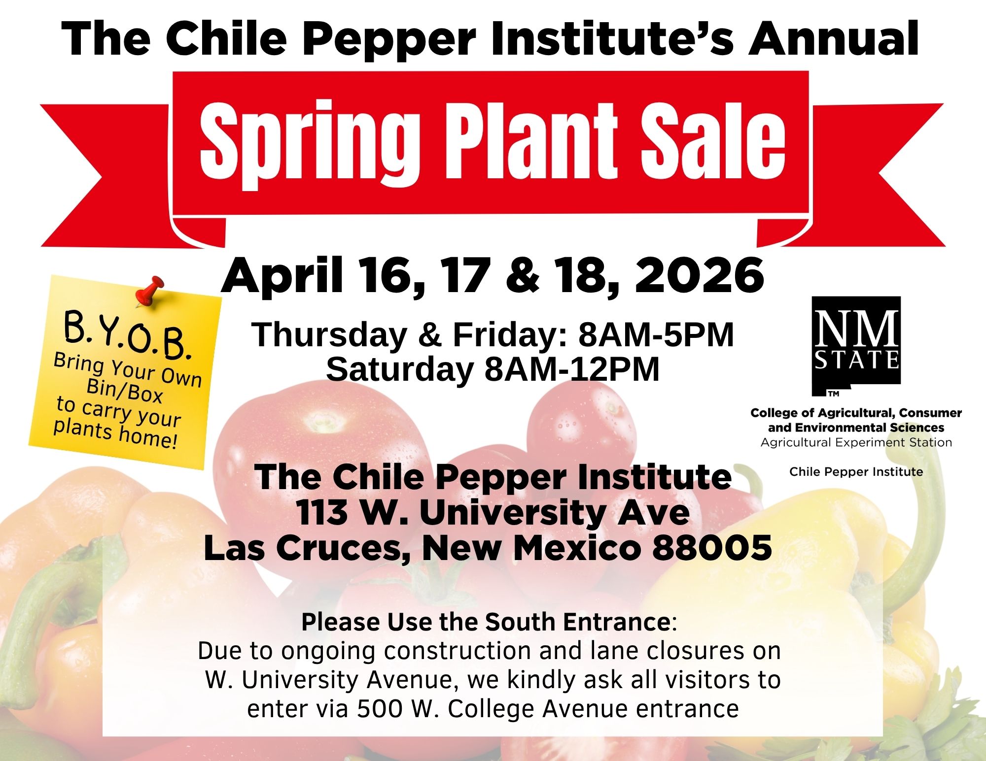 Annual Plant Sale Flyer